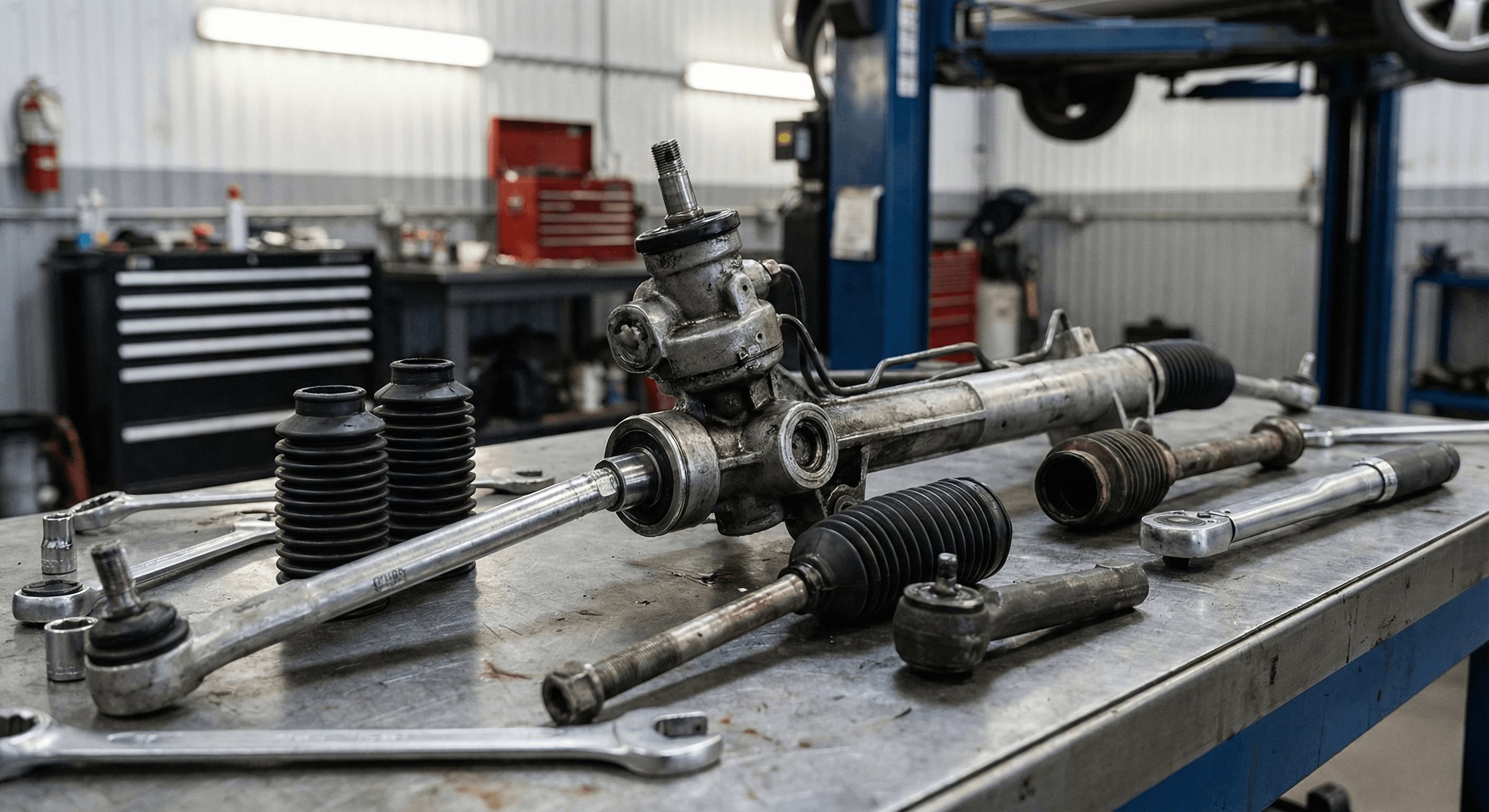 Naprawa układów kierowniczych