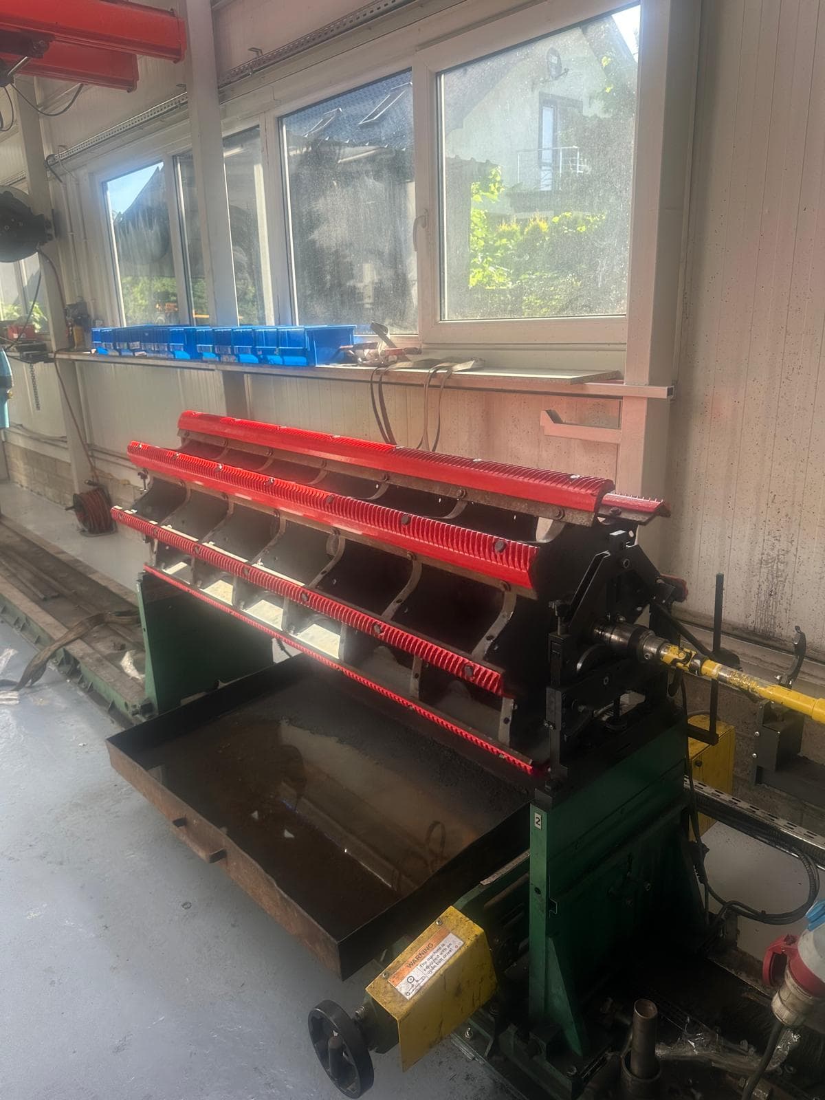 Proces wyważania wału bijakowego z korekcją masy